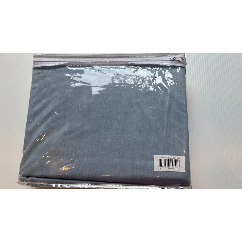 Buffy Breeze Dark Blue Eucalyptus Tencel Lyocell Full Queen Size Duvet Cover nip